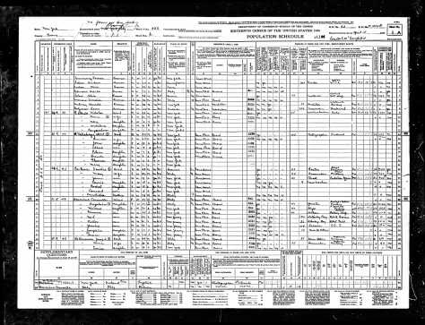 Leon Holzman in 1940 census