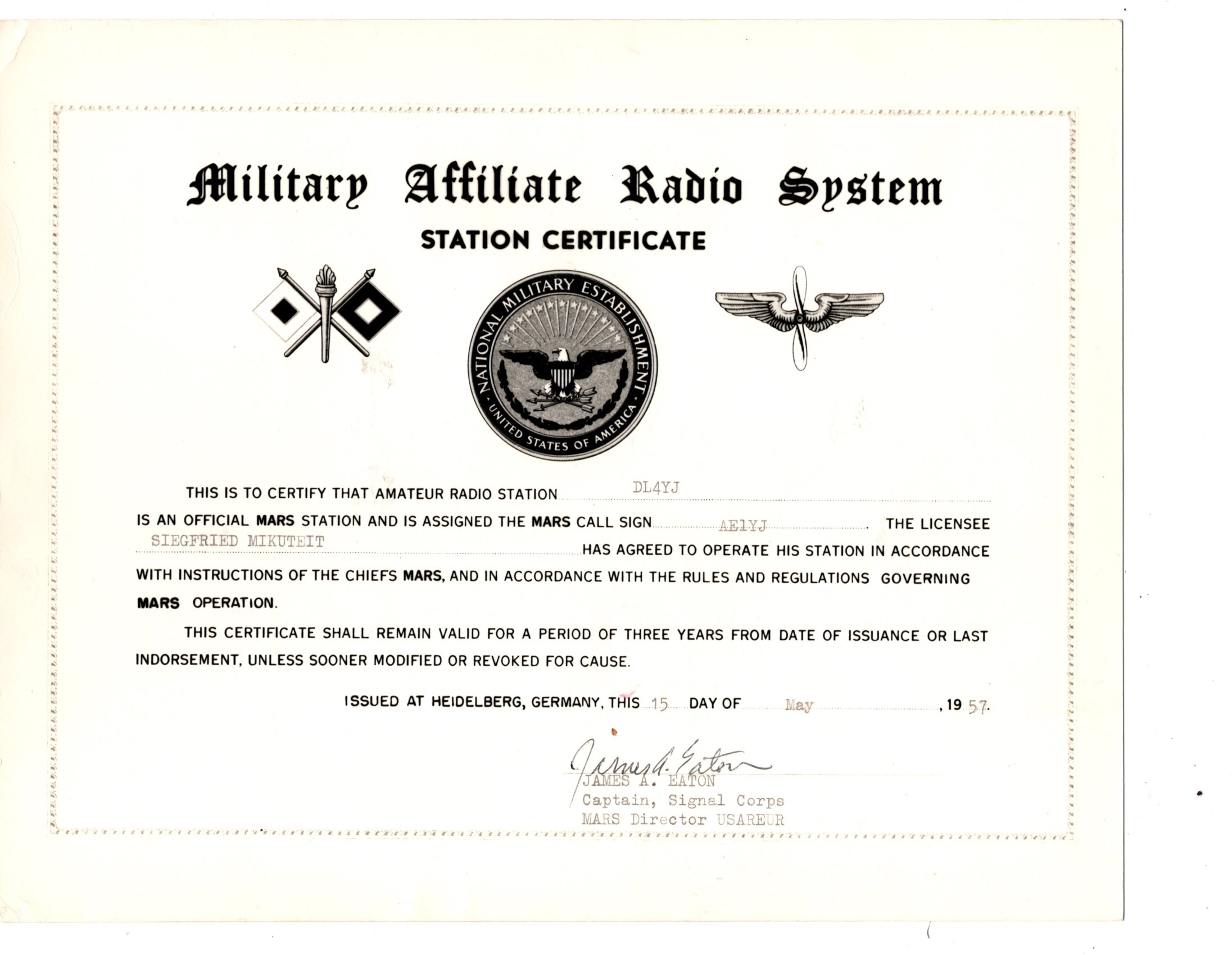 Radio operator certificate 2
